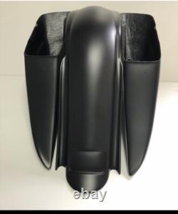 1997-2008 Harley Davidson Flh Touring Bagger 7/14 Stretched Saddlebags & Fender