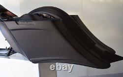 1997-2013 Bagger Extended 7 Stretched Saddlebags Fender Kit For Harley-davidson