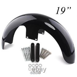 19 21 23 Wheel Wrap Front Fender Steel For Harley Davidson Baggers Road King