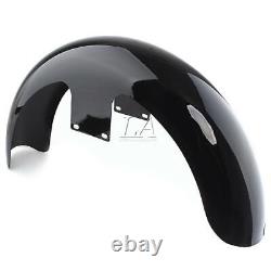 19 Wheel Wrap Front Fender For Harley Touring Street Glide Baggers Vivid Black