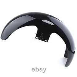 19 Wheel Wrap Front Fender For Harley Touring Street Glide Baggers Vivid Black