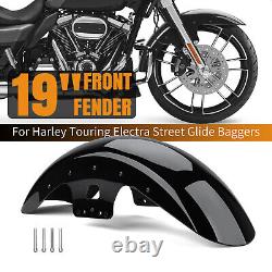 19inch Wrap Front Fender For Harley Baggers Touring CVO Street Road Glide King