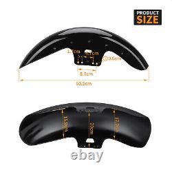 19inch Wrap Front Fender For Harley Baggers Touring CVO Street Road Glide King