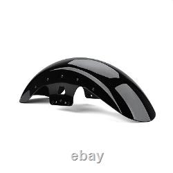 19inch Wrap Front Fender For Harley Baggers Touring CVO Street Road Glide King