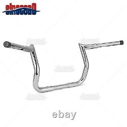 1-1/4 Chrome 12 Monkey Bagger Bar Handlebars For Harley Touring FLHX FLH 86-22