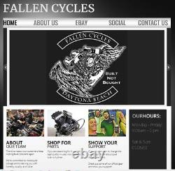 2007 Harley Touring Handlebar FATBAGGERS EZ INSTALL CHROME 12 TALL 1-1/4 THICK