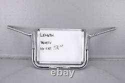 2007 Harley Touring Handlebar FATBAGGERS EZ INSTALL CHROME 12 TALL 1-1/4 THICK