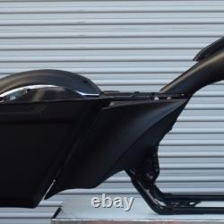 2009-2013 harley davidson roadking bagger kit 7 stretched saddlebags and fender