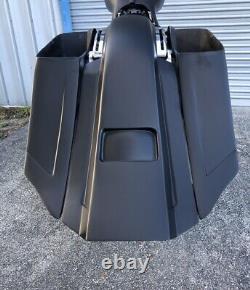 2009-2022 Harley Davidson Audio Bags 7 Down 14 Back Bagger Flh Fiberglass
