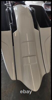 2009-2023 Harley Davidson Audio Bags 6 Down 16 Back Bagger Flh Fiberglass