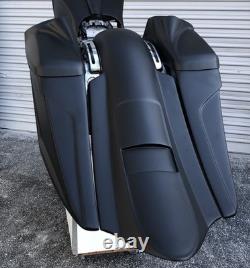 2009-2023 Harley Davidson Audio Bags Kit 6 Down 16 Back Bagger Flh Fiberglass