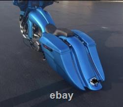 2009-2023 Harley Davidson Stretched Saddlebags Bagger Touring 7.5 Down 14 Back