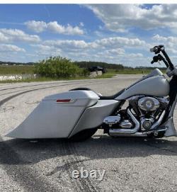 2014-19 Harley Davidson Complete saddle bags custom Longhorn bagger kit package