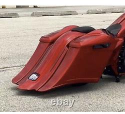 2014-2018 Harley Davidson Stretched Saddlebags and Rear Fender Kit Bagger FLH