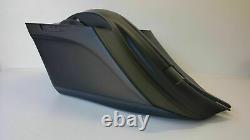 2014-2018 harley davidson 7/14 drop back saddlebags / fender touring flh bagger