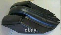 2014-2020 harley davidson 7/14 drop back saddlebags / fender touring flh bagger