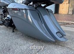 2014-20 Harley Davidson Flh 7 Stretched Saddlebags And Rear Fender Bagger Kit