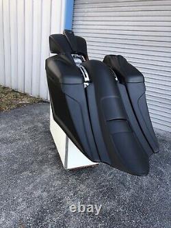 2014-20 Harley Davidson Flh Stretched Saddlebags Complete Bagger Kit