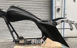 2014-22 For Harley Davidson Stretched Gas Tank and 7 Side Cover Kit Bagger FLH