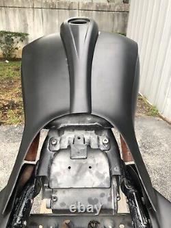 2014-22 For Harley Davidson Stretched Gas Tank and 7 Side Cover Kit Bagger FLH