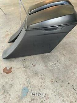 2014-22 Harley Davidson Flh Competition Audio Drop rail Saddlebags 3 Bagger