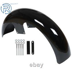 21Wrap Front Fender For Touring Electra Street Glide Baggers Vivid Black