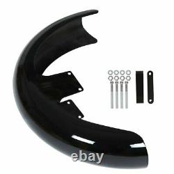 21Wrap Front Fender For Touring Electra Street Glide Baggers Vivid Black