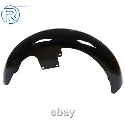 21Wrap Front Fender For Touring Electra Street Glide Baggers Vivid Black