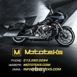 21 21x3.25 Black Razor Mag Wheel Billet Harley Touring Bagger Prodigy Style