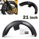 21''Carbon Fiber Front Fender Muadguard For Harley Touring Electra Glide Baggers