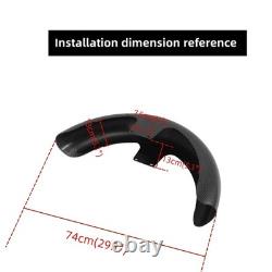 21''Carbon Fiber Front Fender Muadguard For Harley Touring Electra Glide Baggers