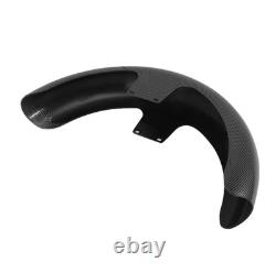 21''Carbon Fiber Front Fender Muadguard For Harley Touring Electra Glide Baggers