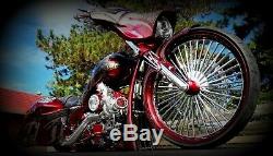 21 Inch Big Fatty Custom Motorcycle Wheels Harley Bagger Touring