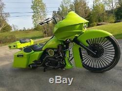 21 Inch Big Fatty Custom Motorcycle Wheels Harley Bagger Touring