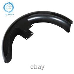 21 Wrap Front Fender For Touring Electra Street Glide Baggers Vivid Black NEW