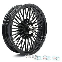 21x3.5 16x3.5 Fat Spoke Wheel Rims Set for Harley Touring Bagger Road King Glide