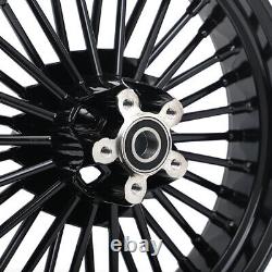 21x3.5 16x3.5 Fat Spoke Wheel Rims Set for Harley Touring Bagger Road King Glide