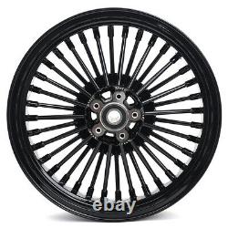 21x3.5 16x3.5 Fat Spoke Wheel Rims Set for Harley Touring Bagger Road King Glide