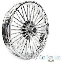 21x3.5 Fat Spoke Front Wheel Rim for Harley Touring Bagger Road King 1984-2007