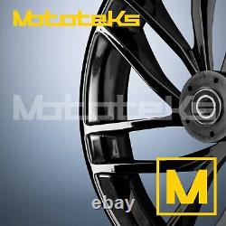23 23x3.5 Rise Wheel Black For Harley Touring Bagger Models Front Rim