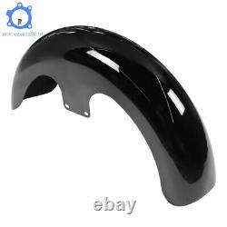 23 Steel Wrap Front Fender For Road King Electra Glide Custom Bagger Touring US