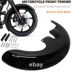 23 Wheel Wrap Front Fender For Harley Touring Electra Glide Custom Baggers US