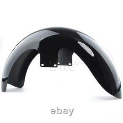 23 Wrap Vivid Black Front Fender For Harley Electra Road Street Glide Bagger US