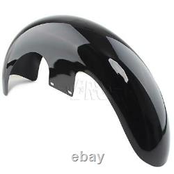 23 Wrap Vivid Black Front Fender For Harley Electra Road Street Glide Bagger US