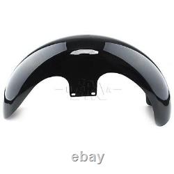 23 Wrap Vivid Black Front Fender For Harley Electra Road Street Glide Bagger US