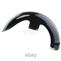 23 Wrap Vivid Black Front Fender For Harley Electra Road Street Glide Bagger US