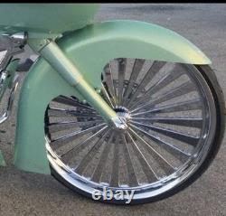 26 Front Fender Wheel Wrap For Harley Davidson Touring Bagger Softail Road King