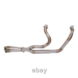2 Into 1 Exhaust System Fits Harley-Davidson 96-24? Uring Bagger Street Glide