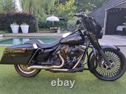 2-Into-1 Full Exhaust System Fit For Harley Davidson Touring Bagger (1996-2016)