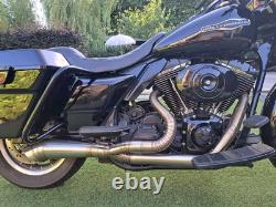 2-Into-1 Full Exhaust System Fit For Harley Davidson Touring Bagger (1996-2016)